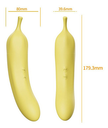 sugende og pulserende vibrerende bananparametere